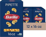 Barilla Pipette Pasta, Non-GMO Kosher Pasta, 16oz. (12PK)