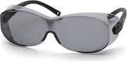 Pyramex OTS XL Safety Eyewear Black Temples Gray Lens