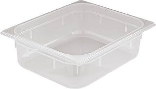 PADERNO World Cuisine 12 1/2 inches by 10 1/2 inches Polypropylene Hotel Food Pan - 1/2 (depth: 6 inches)