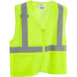 Hi-Vis Class 2 Safety Vest by Global Industrial – Small-Medium, Polyester, Lime Green, Model 641636LS