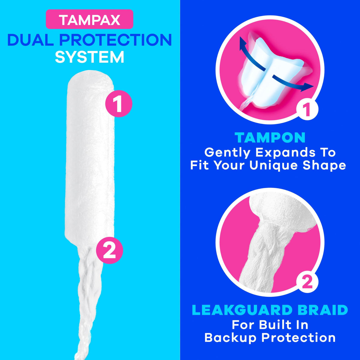 Starter Kit Multipack by Tampax – Regular/Super, Rayon, Model P_897