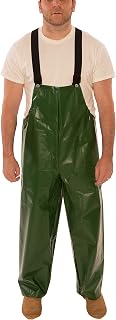 TINGLEY Iron Eagle O22008 Waterproof Overalls, Medium, Green | Therm-O-Rad sealed seams for 100% waterproof protection, Premium snap lock suspender buckles, Plain front overall