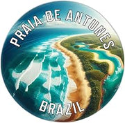 Praia de Antunes Souvenir Decorative Flat Magnet 2-Inch