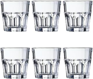 Arcoroc Granity FB16 Whisky Stackable 160ml, Without Filling Mark, 6 Glasses