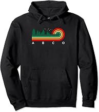 Evergreen Vintage Stripes Abco, Arkansas Pullover Hoodie