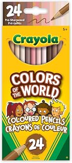 Crayola Colors of The World Skin Tone Pencils, 24CT