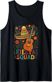 Fiesta Squad - Mexican Fiesta Celebration Tank Top