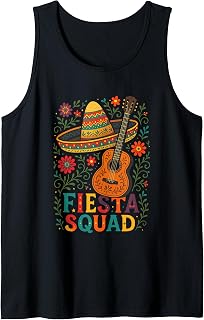 Fiesta Squad - Mexican Fiesta Celebration Tank Top