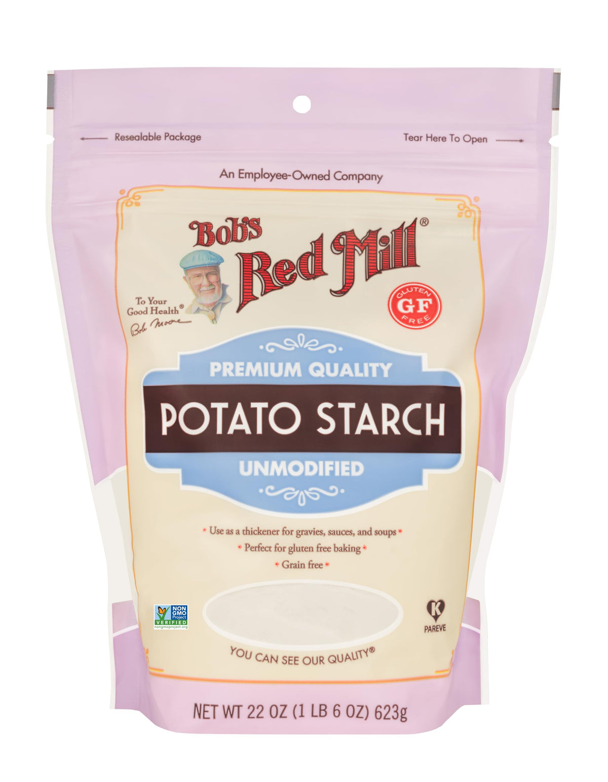 Bob's Red Mill 22 Ounce (Pack of 4) / Resealable / 4 Thickeners