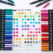 Dual Brush Pen by Tombow – 1 Count (Pack of 1), Plastic, Light Sand, Model AB-T990