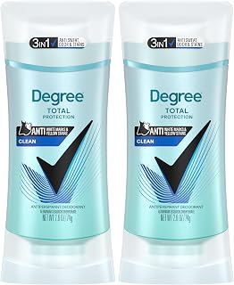 Degree Antiperspirant for Women Protects from Deodorant Stains Pure Clean Deodorant for Women 2.6 oz (Pack of 2)