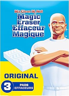 Mr. Clean Original Magic Eraser Cleaning Pads with Durafoam, 3 Count