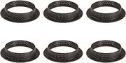 Silikomart "Tarte Ring 80" Heat-Resistant Perforated Plastic Cutting Ring 3.14 Inch Diameter - 6 Pieces
