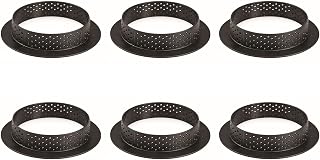 Silikomart "Tarte Ring 80" Heat-Resistant Perforated Plastic Cutting Ring 3.14 Inch Diameter - 6 Pieces