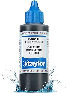 Taylor Technologies R-0011L-C, Calcium Indicator Liquid, 2 Ounce | Dropper Refill Tests Calcium Hardness in Pools & Spas, Replace Annually