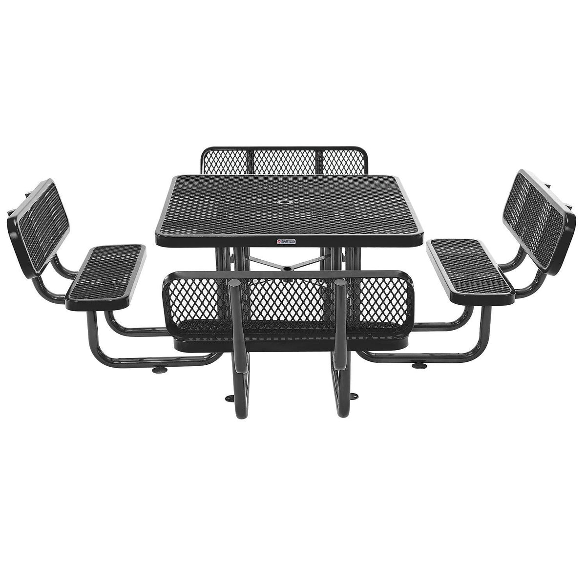Global Industrial Green / 46" x 46" x 31.75" / Industrial Picnic Tables