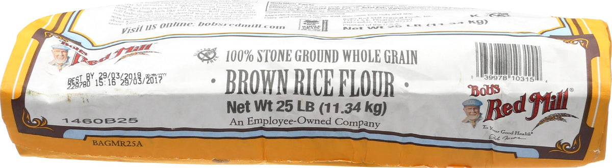 Bulk Rice Flour by Bob's Red Mill – 400 Ounce (Pack of 1), Model 0039978103154