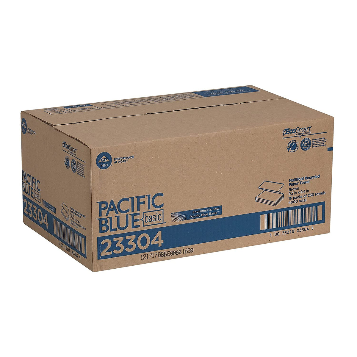 Acclaim Multifold Paper Towels by Georgia-Pacific – 9-1/4" x 9-1/2", Paper, Brown, Pack of 16, Model GPC23304