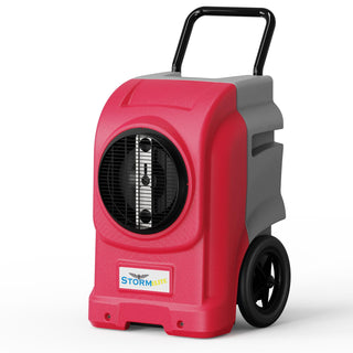 270 PPD LGR Commercial Dehumidifier with Pump by ALORAIR – 22.3x23.6x39.7 in, 270.0 pints, Red, Model Storm Elite