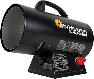Mr. Heater 60,000 BTU Quiet Burner Technology Forced Air Propane Heater