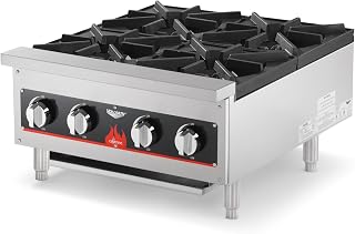 Vollrath (40737) 24" Countertop Gas Hot Plate - Cayenne® Series