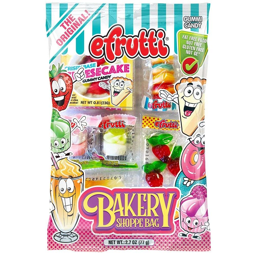 Bakery Shoppe Bag Gummy Candy by efrutti – 2.7 Ounce, Pack of 12
