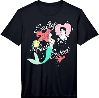 Disney Little Mermaid Ariel Salty But Sweet Graphic T-Shirt Performance T-Shirt