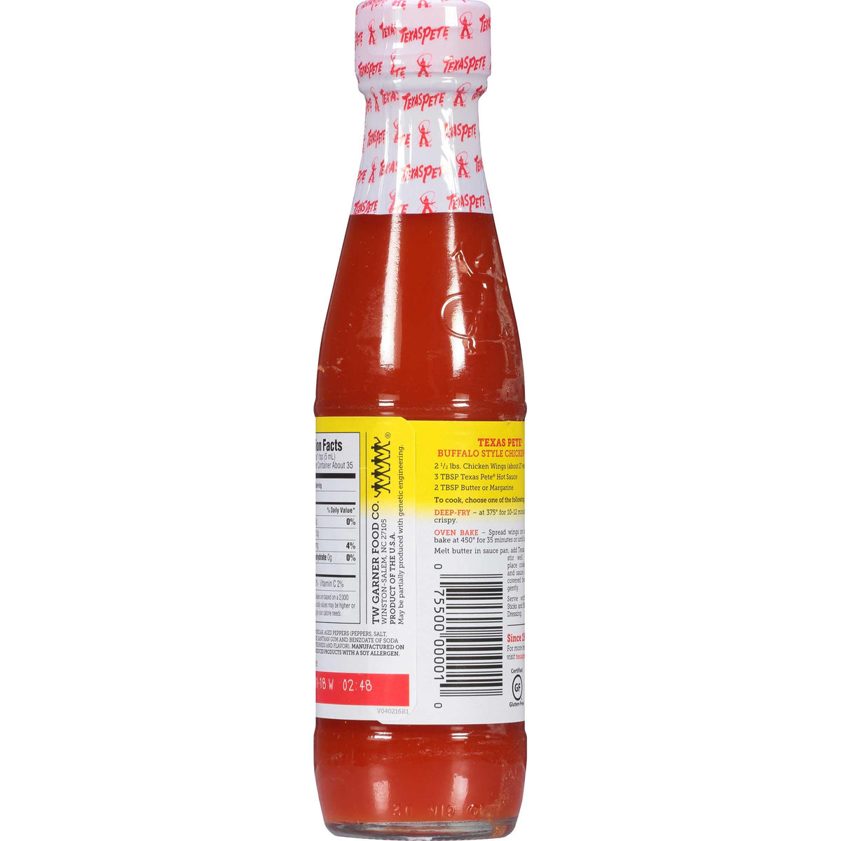 Hot Sauce by Texas Pete – 24 x 6 oz bottles, 7.89"W x 11.76"L x 7.6"H