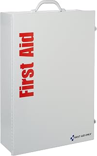 First Aid Only 4 Shelf Industrial First Aid Station with Pocket Liner