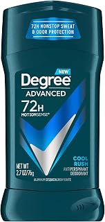 Degree Men Advanced Antiperspirant Cool Rush Sweat and Odor 4 Count 2.6 oz