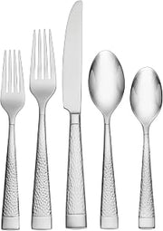 Oneida Sambre 65-Piece 18/10 Silverware Set for 12, Flatware | mirror finish, dishwasher safe | includes serving spoons and utensil set | cutlery set, wedding silverware