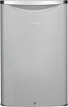 Danby DAR044A6PDB 4.4 Cu.Ft. Mini Fridge, Compact Refrigerator For Bedroom, Living Room, Bar, Dorm, Kitchen, Office, E-Star In Pearl White With Lock