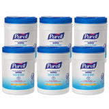 Hand Sanitizing Wipes Canister by Purell – 270 Count (Pack of 6), um Chloride 0.13%, White, Pack of 6, Model 9113-06