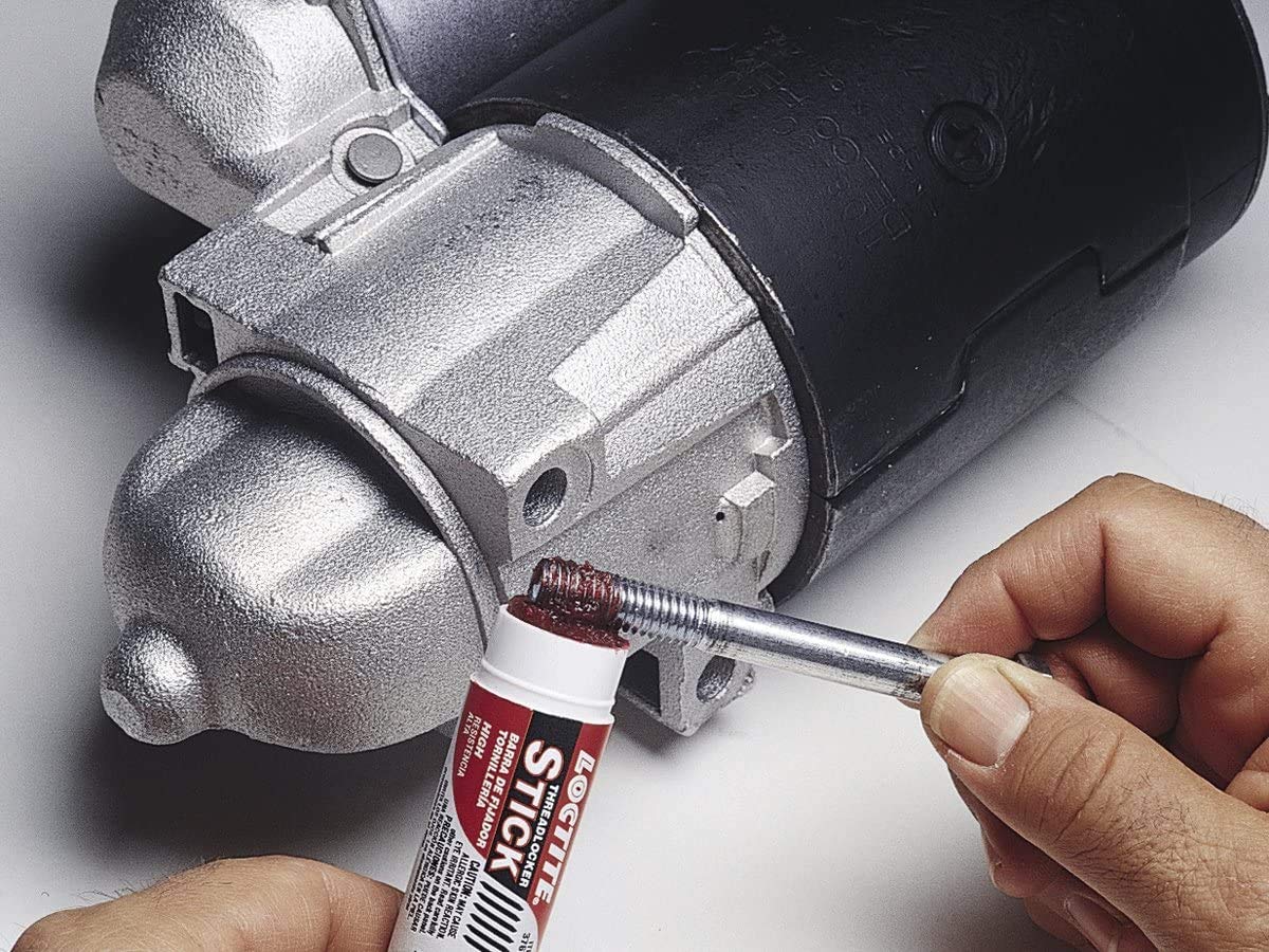 37701 Red High Strength Threadlocker Stick - 9 g by Loctite – 9 grams, Anaerobic Adhesive, Red, Model 511537