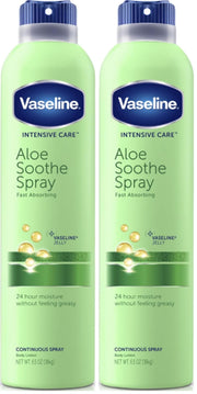 Vaseline White / 6.5 Ounce (Pack of 2) / Aloe Soothe Lotions