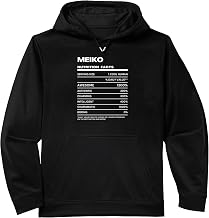 Meiko Nutrition Facts Name Performance Hoodie