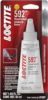 Loctite 592 Automotive Opaque Thread Sealant - High-Pressure, High-Viscosity, Prevents Galling - 50 ml, 1 Pack