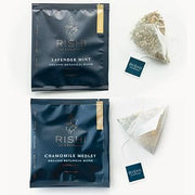 Rishi Tea Lavender Mint & Chamomile Medley Tea - Organic Sachet Tea Bags, Caffeine Free Botanical Tea Bundle - 50 Count (Pack of 2)