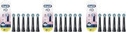 Oral-B iO Gum & Sensitive Replacement Heads, Electric Toothbrush Brush Heads, Black, 6 Count (Pack of 3)