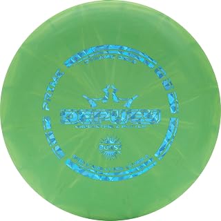 Dynamic Discs Prime Burst Deputy Disc Golf Putter, PDGA Approved, Men and Women Frisbee Golf Putter, 170g Plus Understable Putt, Easy to Throw, Stamp Color & Burst Pattern Will Vary