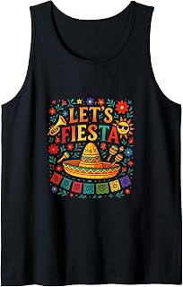 Let's Fiesta - Cinco de Mayo Mexican Party Tank Top