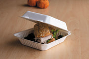 ECO PRODUCTS Green Products / 8" / white Clamshell Take Out Containers