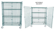 NSF Mobile Green Wire Security Cage Kit - 18 inch x 48 inch x 69 inch by 1Dealz – Green, Model d1460GSC1848KMd
