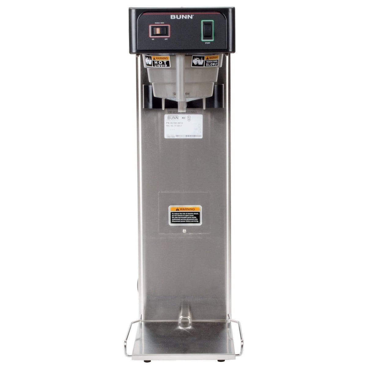 TB3Q 3-Gallon Iced Tea Brewer by Bunn – 3 Gallon, Stainless Steel, Silver, Model 36700.0013