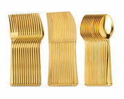 Stock Your Home 75 / 75 Pack / Gold Cutlery Sets