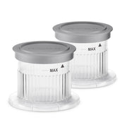 Cuisinart Dessert Cups, 2 Pack / 0.5 Pint / 0.5 pints Ice Cream Machine Accessories