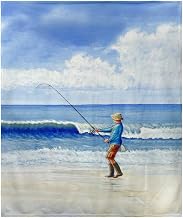 Surf Fishing Fleece Throw