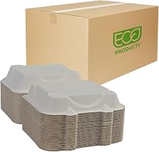 ECO PRODUCTS EP-HC81NFA Vanguard Clamshell Box, 200/Carton