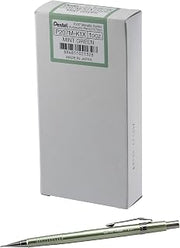 Pentel Sharp Mechanical Pencil (0.7mm) Metallic Celadon Barrel, Box of 12 Pencils (P207MK1)