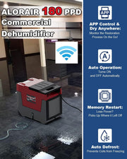 ALORAIR Red / Large / 180.0 pints Dehumidifiers